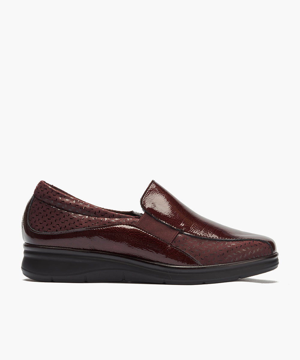 Gucci Elásticos combinado Charol con Lycra Burdeos