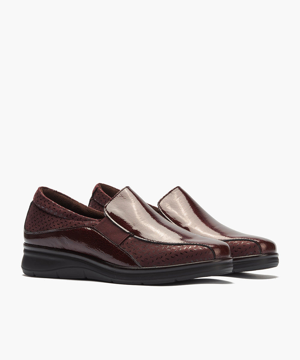 Gucci Elásticos combinado Charol con Lycra Burdeos