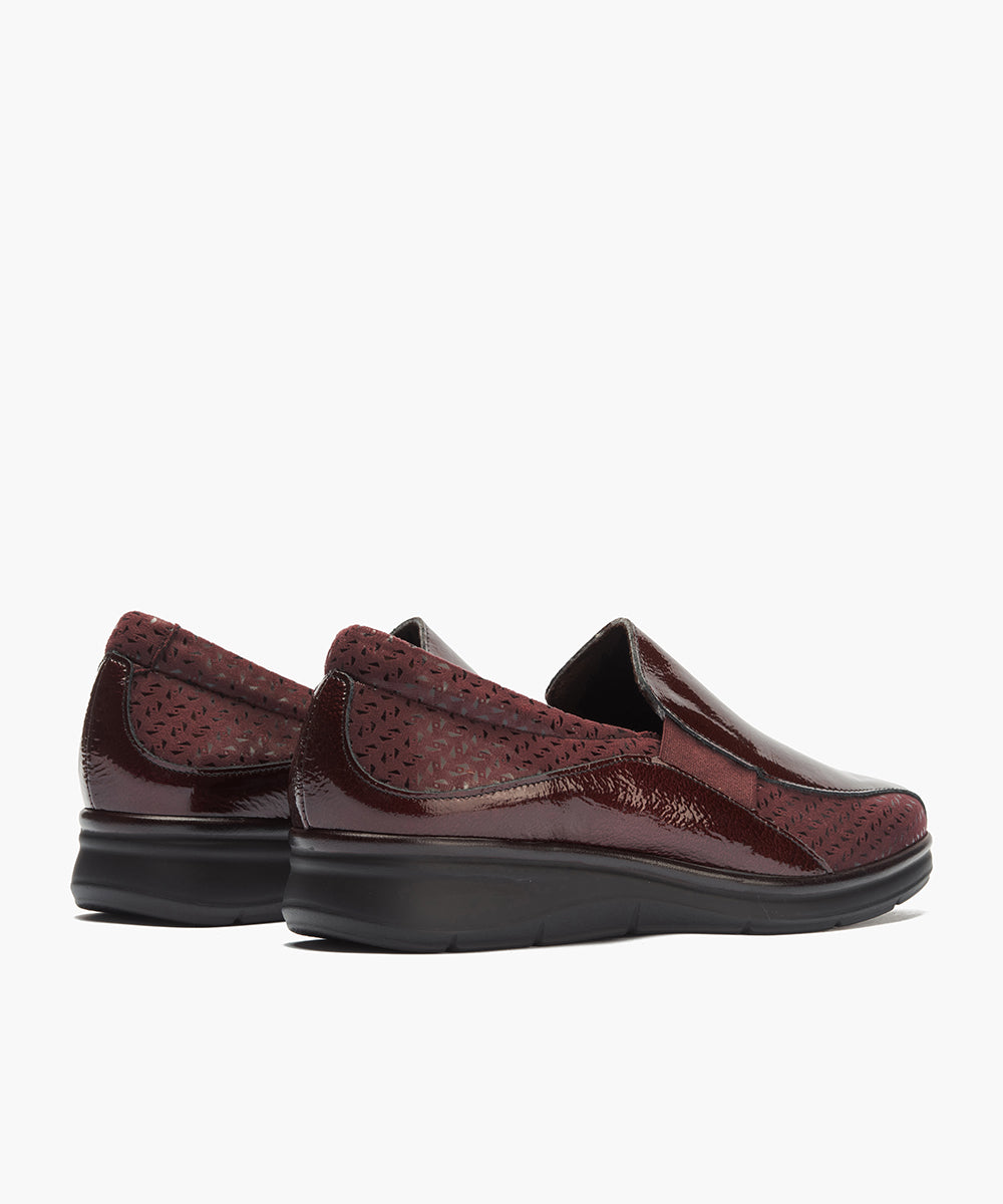Gucci Elásticos combinado Charol con Lycra Burdeos