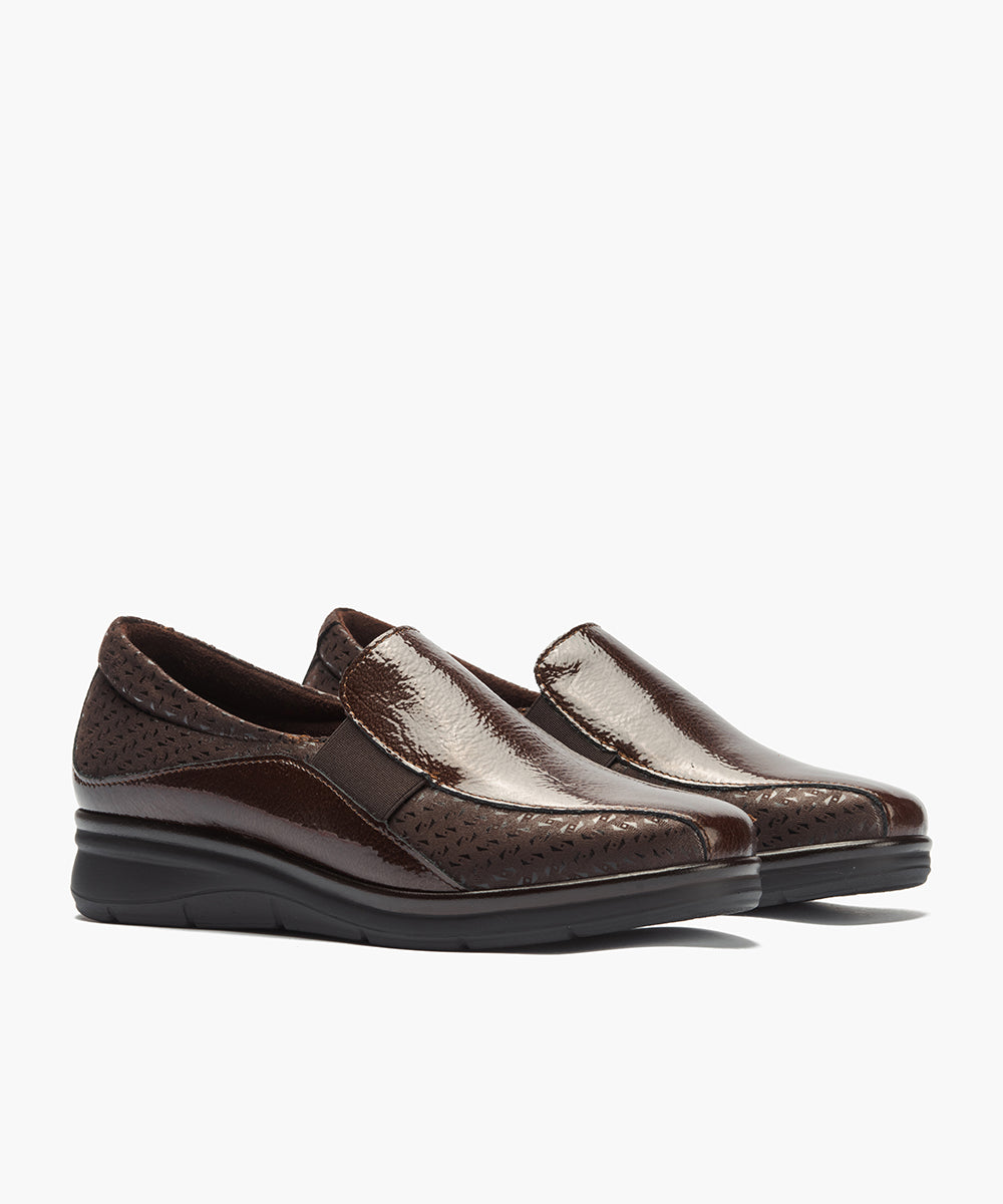 Gucci Elásticos combinado Charol con Lycra Marrón