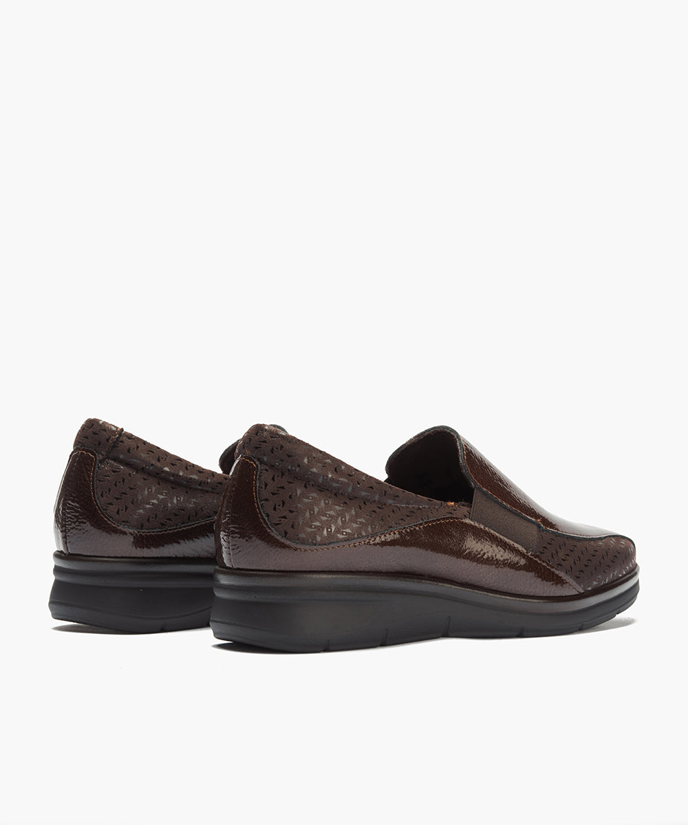 Gucci Elásticos combinado Charol con Lycra Marrón