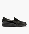 Gucci Elásticos combinado Charol con Lycra Negro