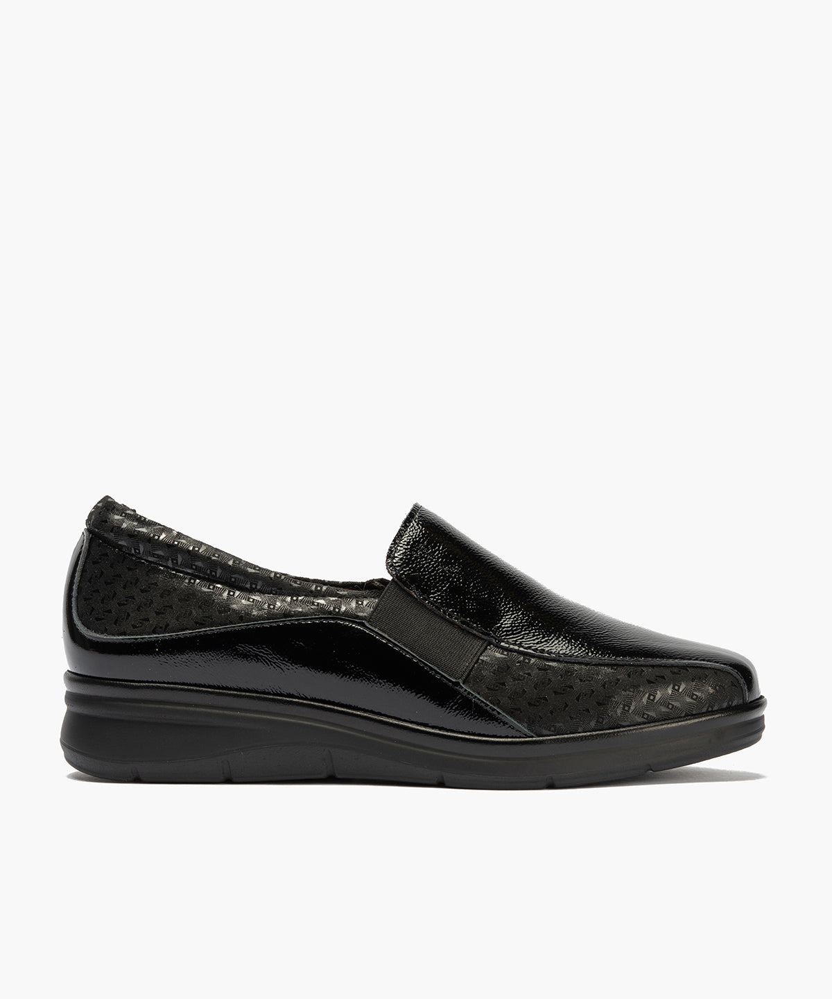 Gucci Elásticos combinado Charol con Lycra Negro