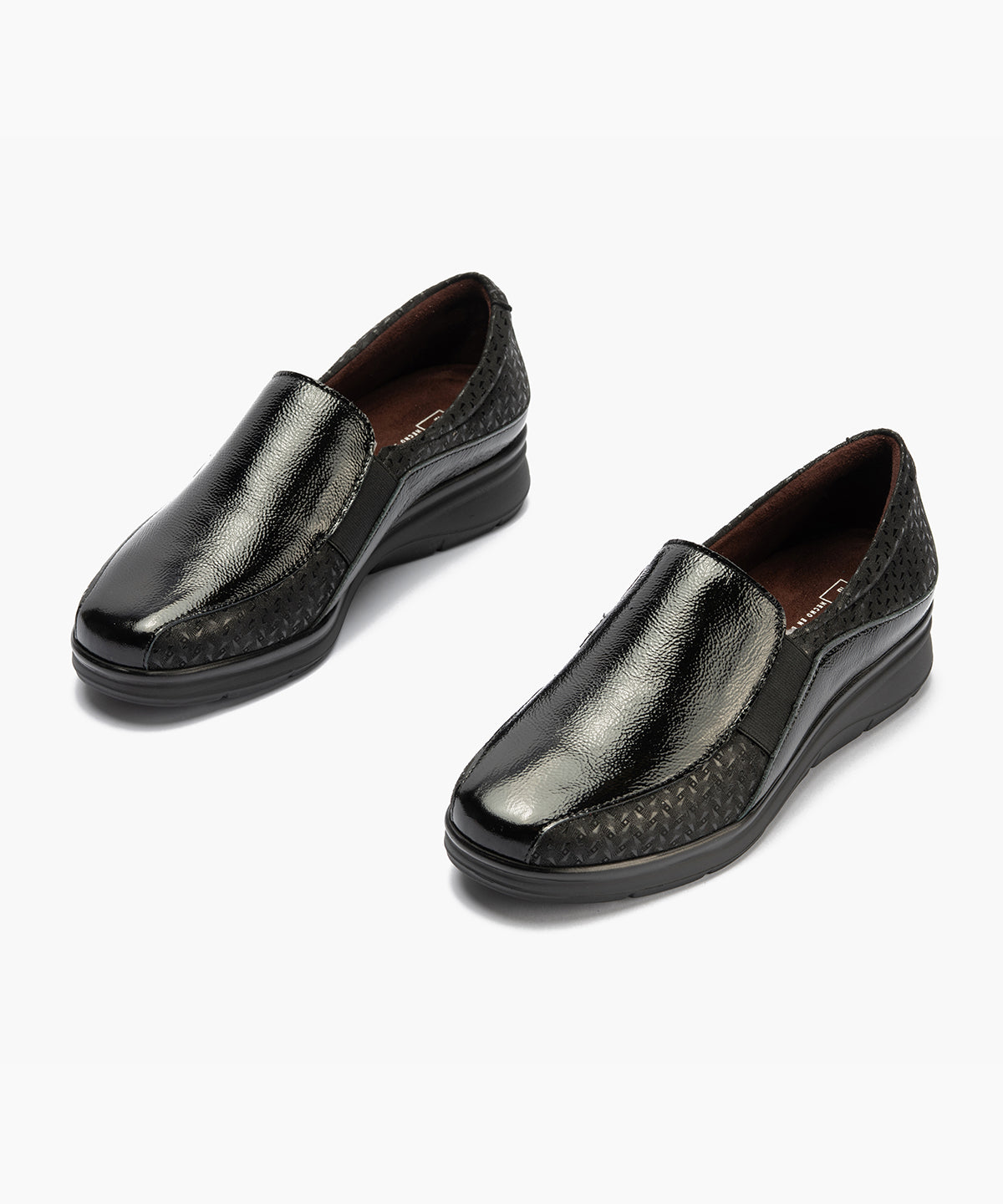 Gucci Elásticos combinado Charol con Lycra Negro