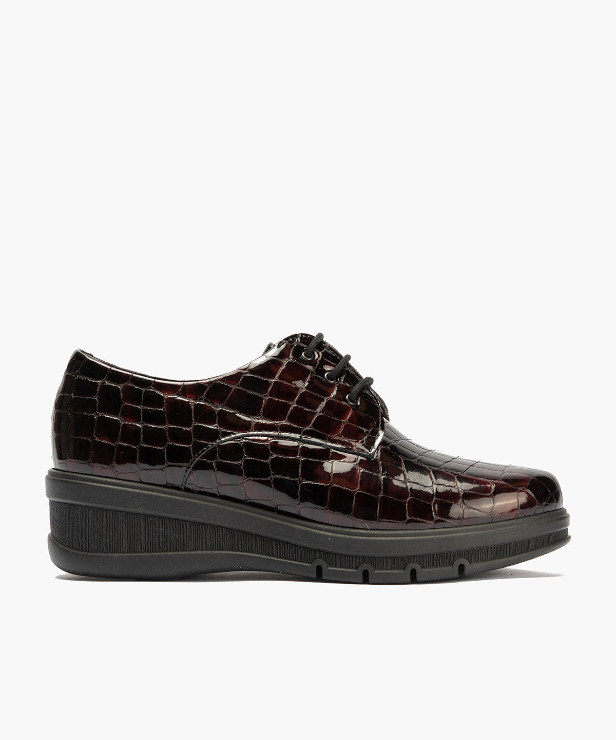 Blucher en charol coco Burdeos