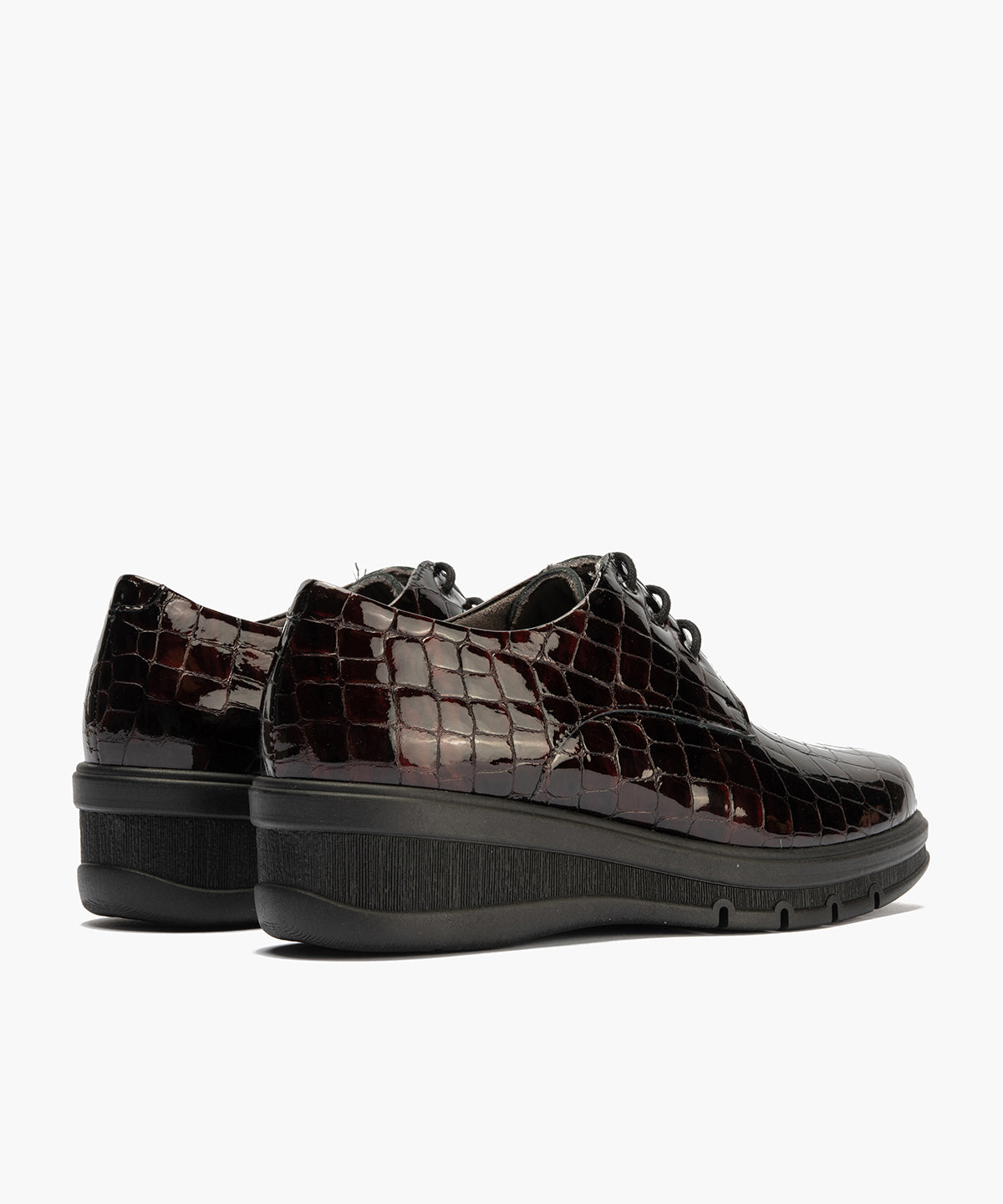 Blucher en charol coco Burdeos