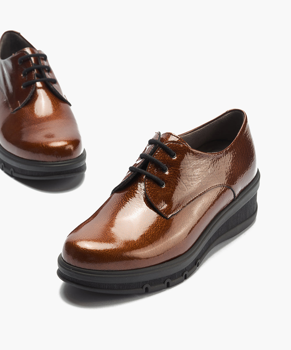 Blucher en Charol Cuero