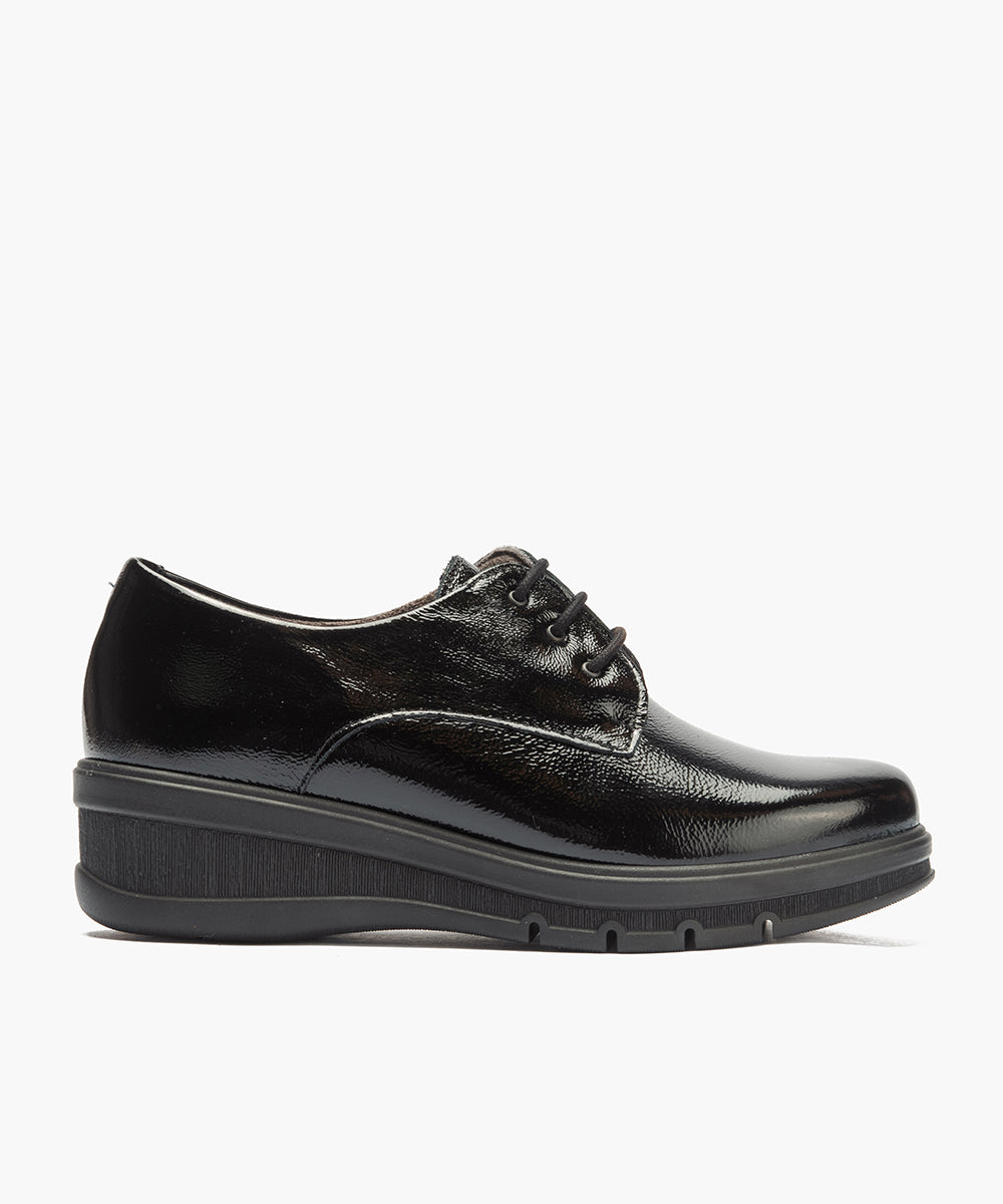 Blucher en Charol Negro