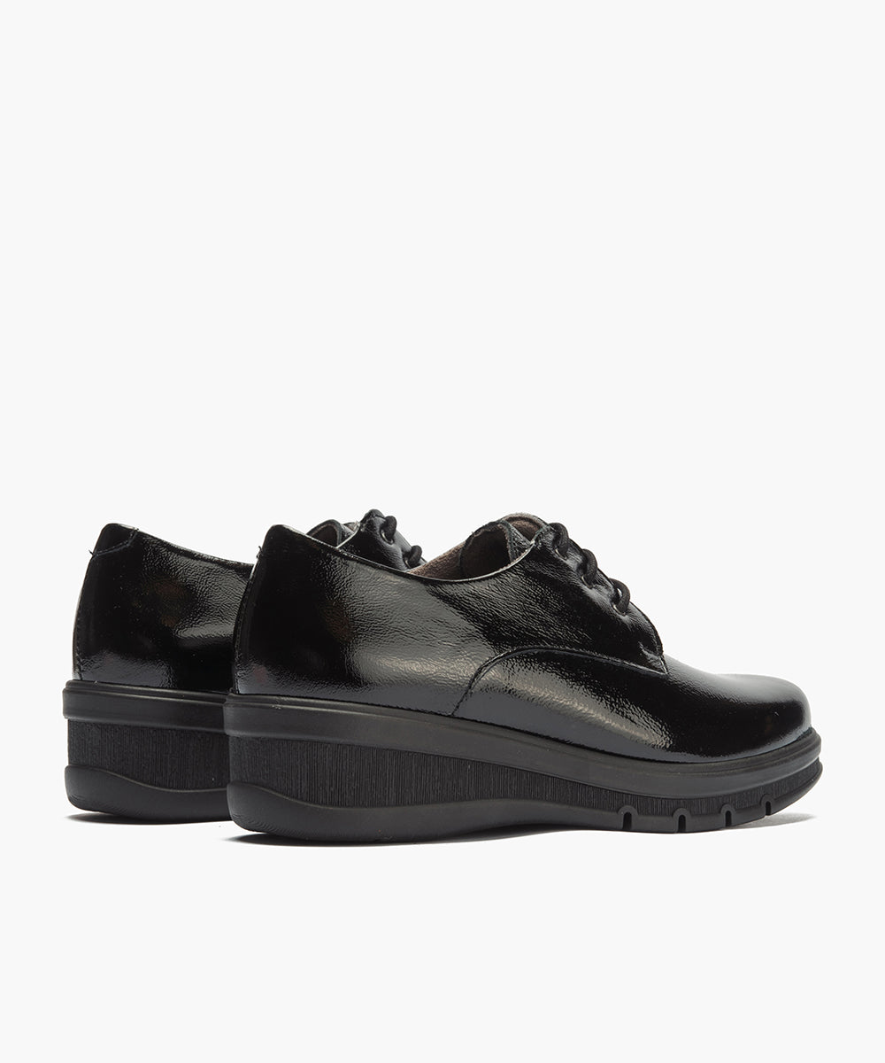 Blucher en Charol Negro