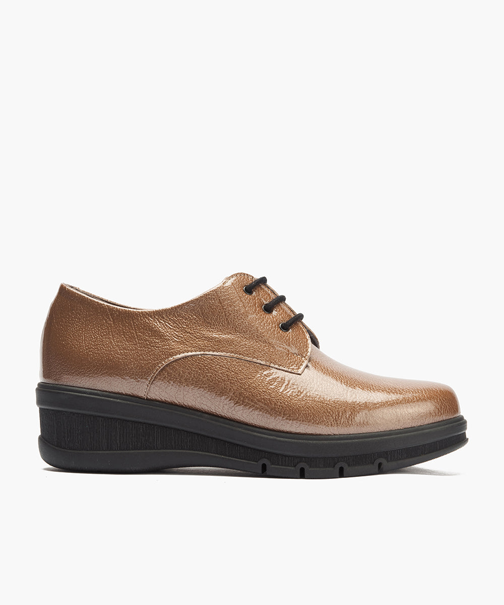 Blucher en Charol Topo