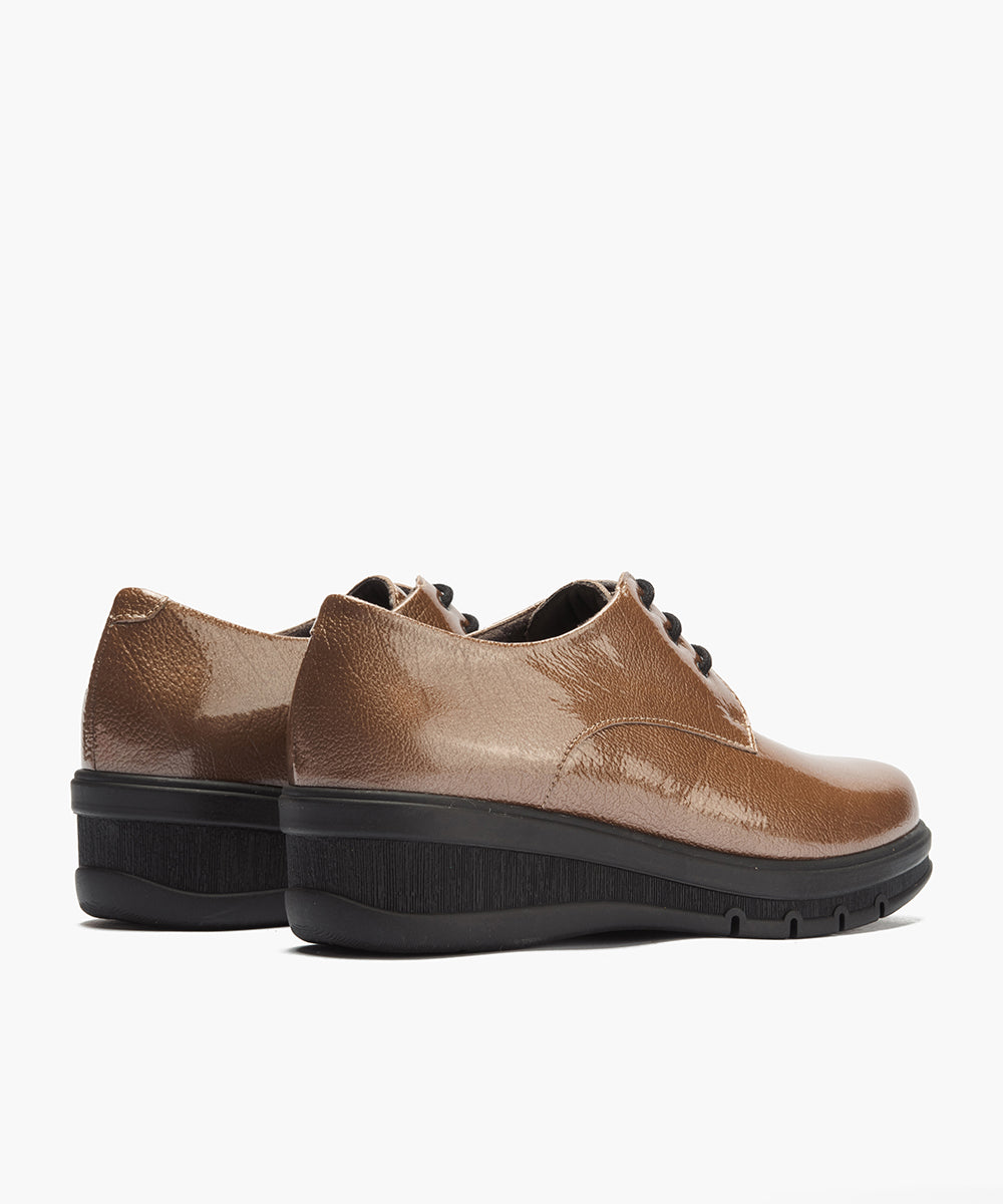 Blucher en Charol Topo