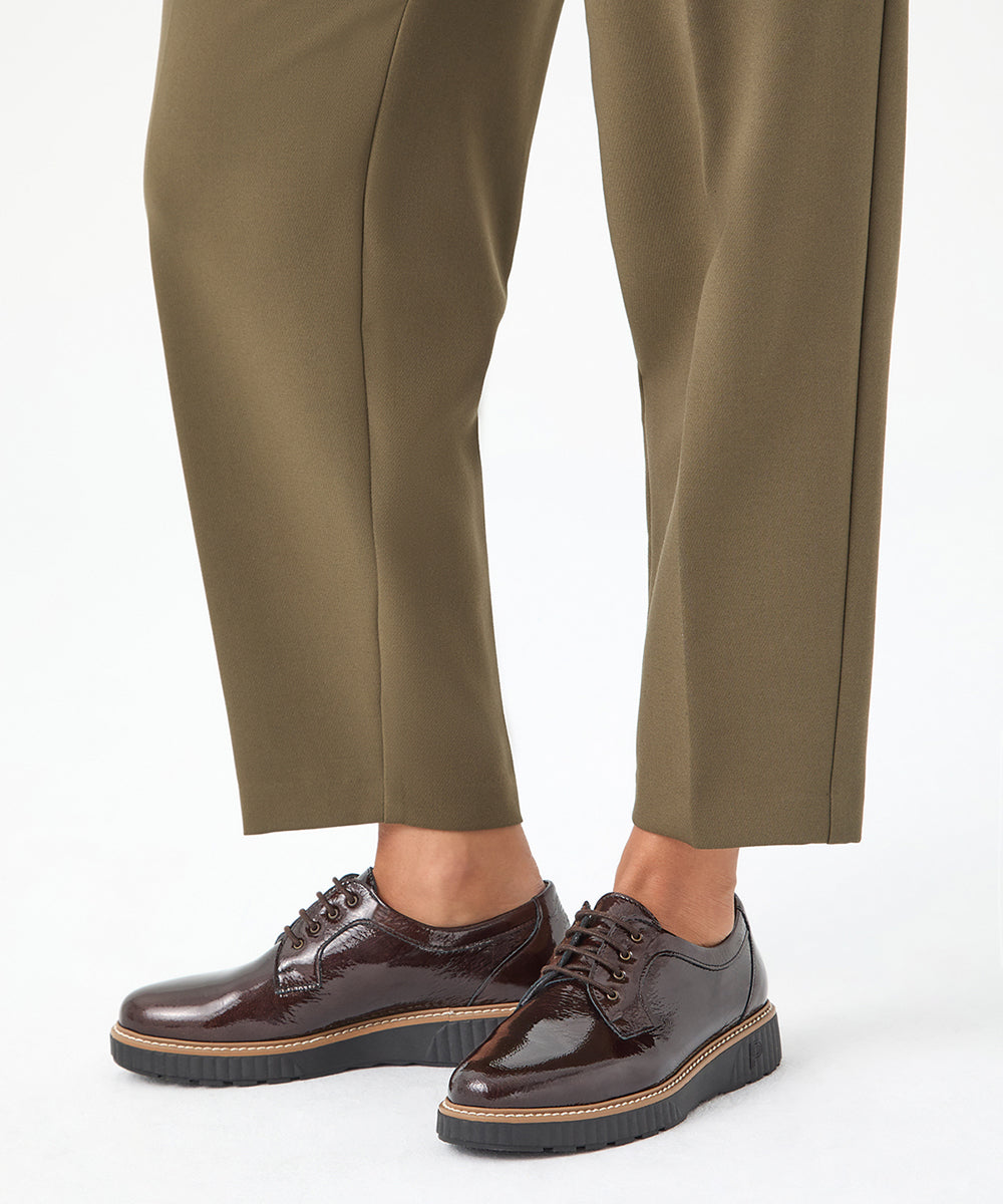 Blucher en Charol Burdeos