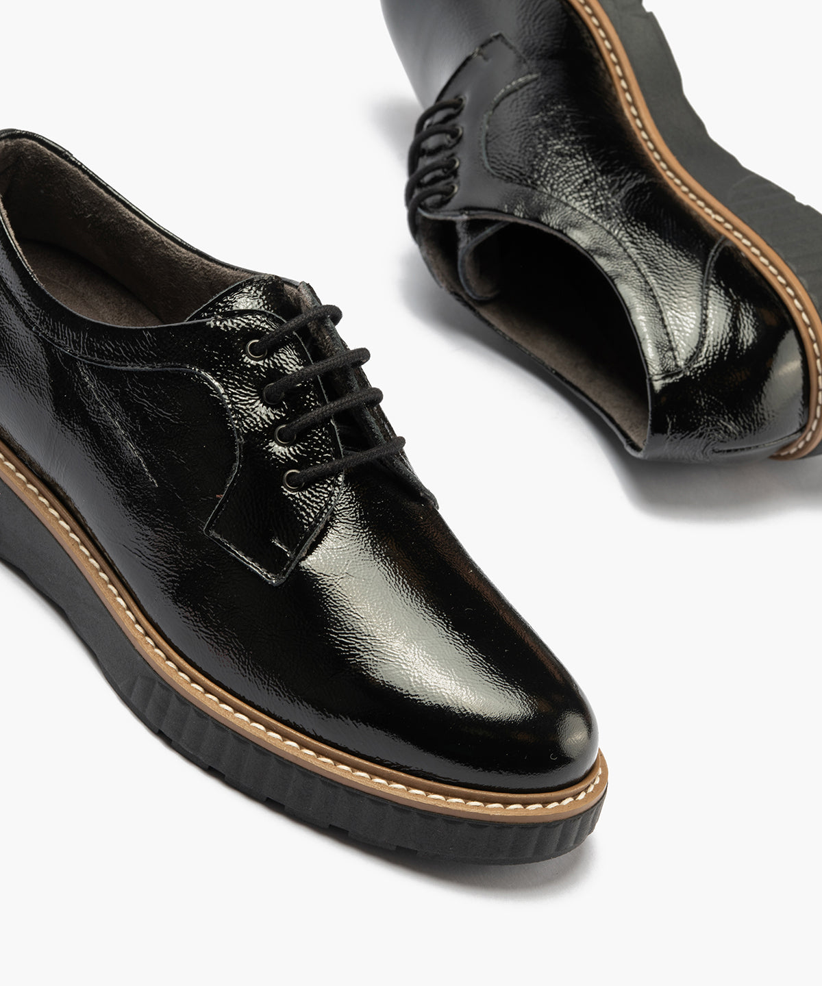 Blucher en Charol Negro