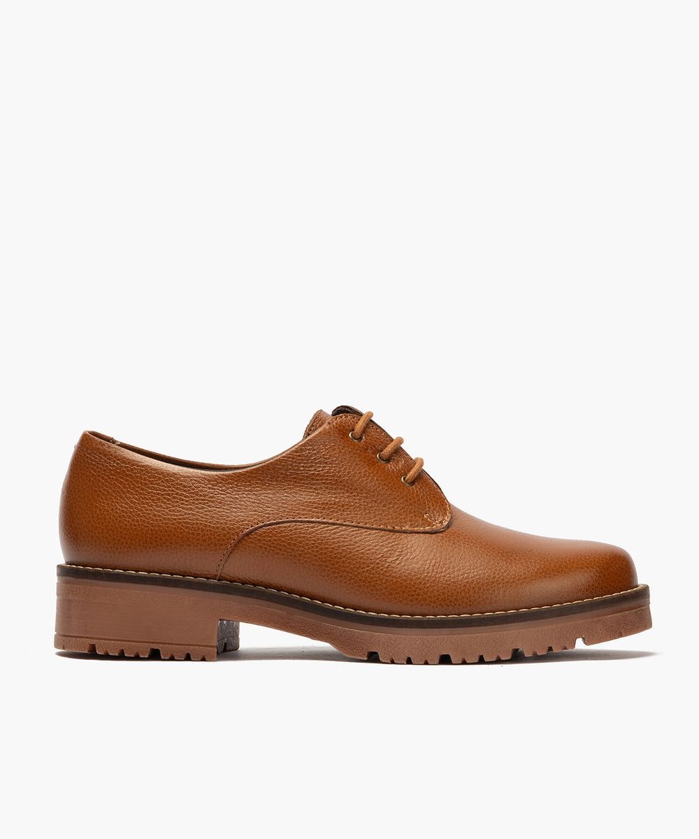 Blucher en napa con grano Cuero