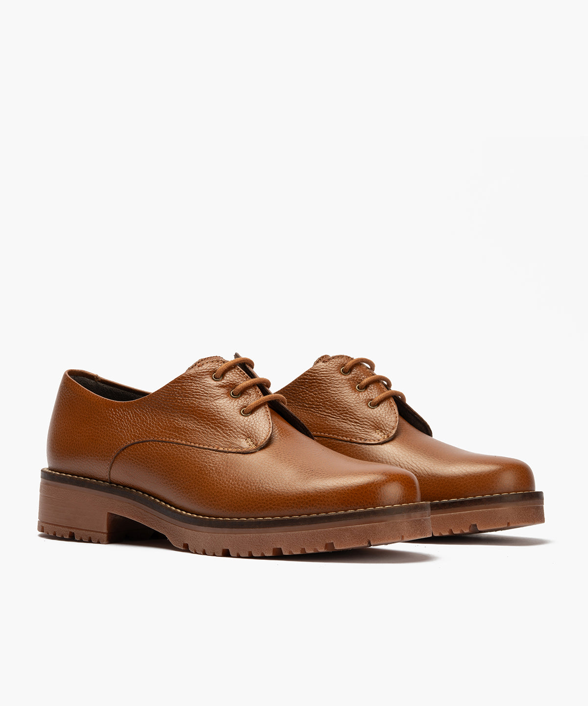 Blucher en napa con grano Cuero