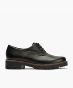Blucher en napa con grano Negro