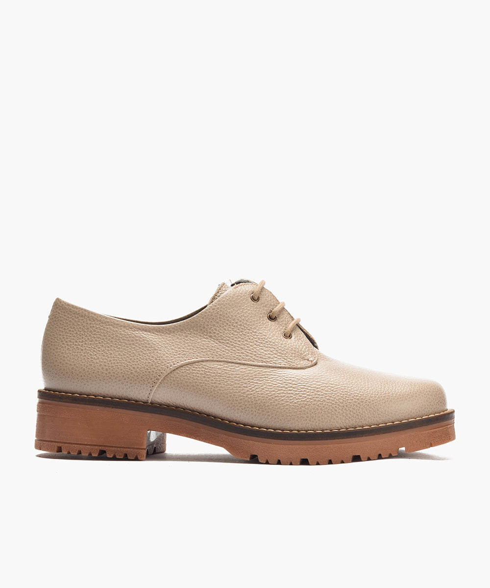 Blucher en napa con grano Topo