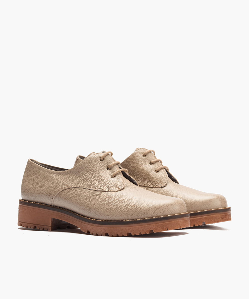 Blucher en napa con grano Topo