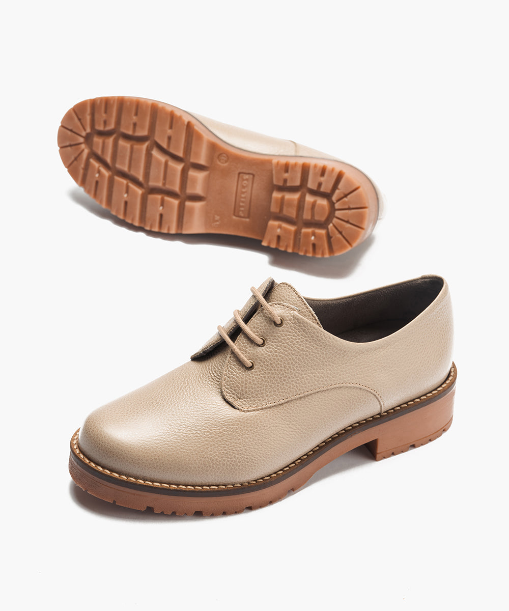 Blucher en napa con grano Topo