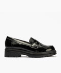 Mocasín antifaz en charol Negro