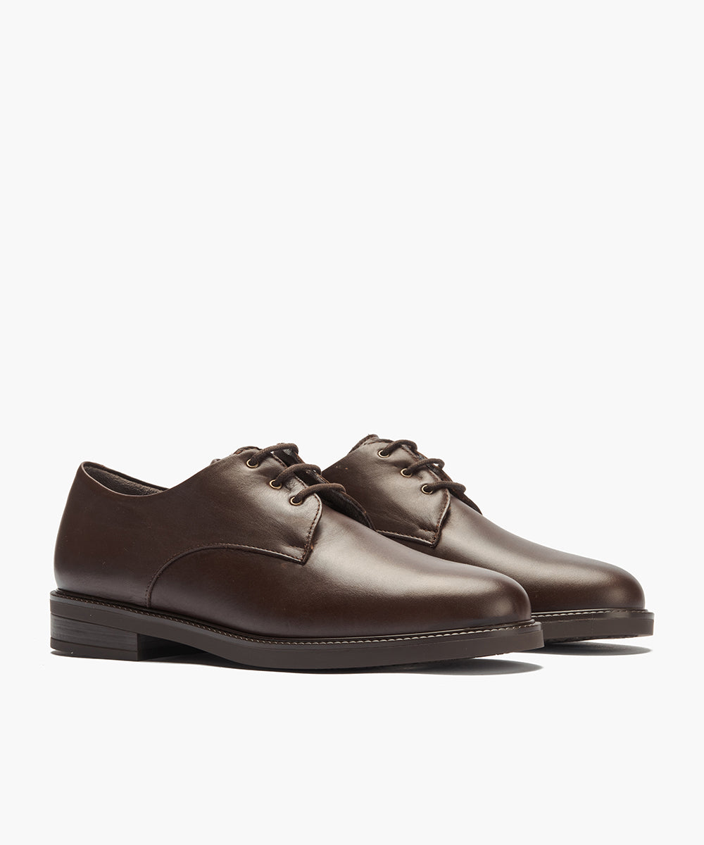 Blucher en Napa Marrón