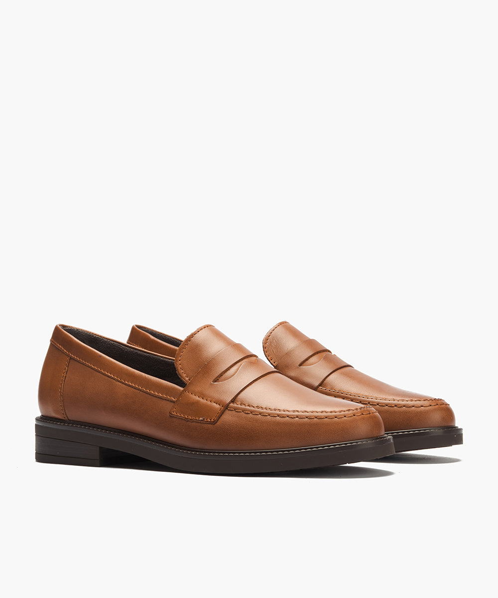 Mocasin antifaz en napa Cuero