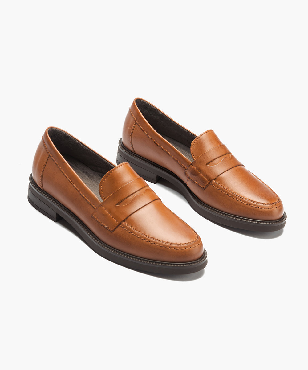 Mocasin antifaz en napa Cuero