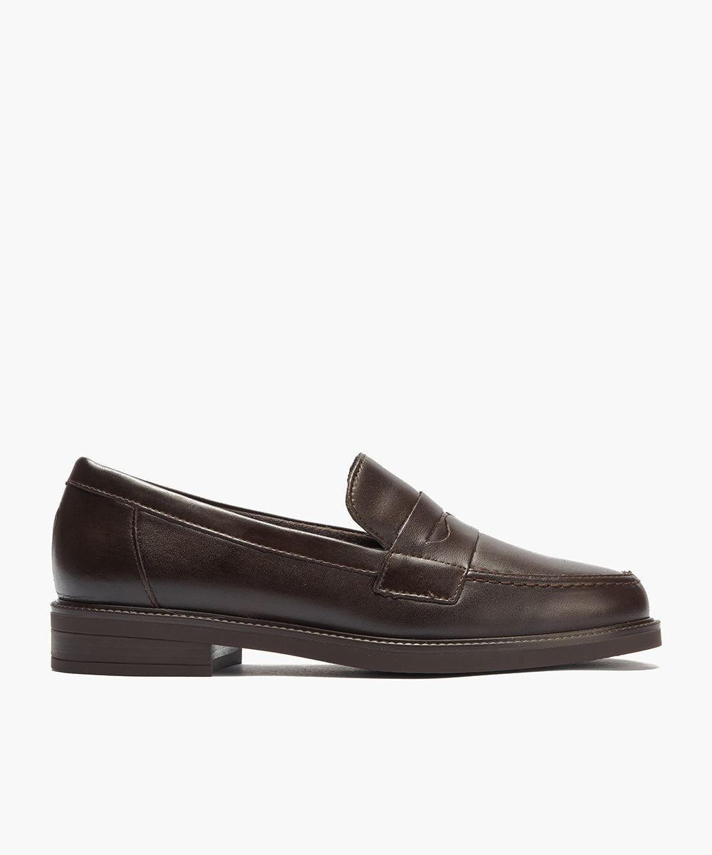 Mocasin antifaz en napa Marrón