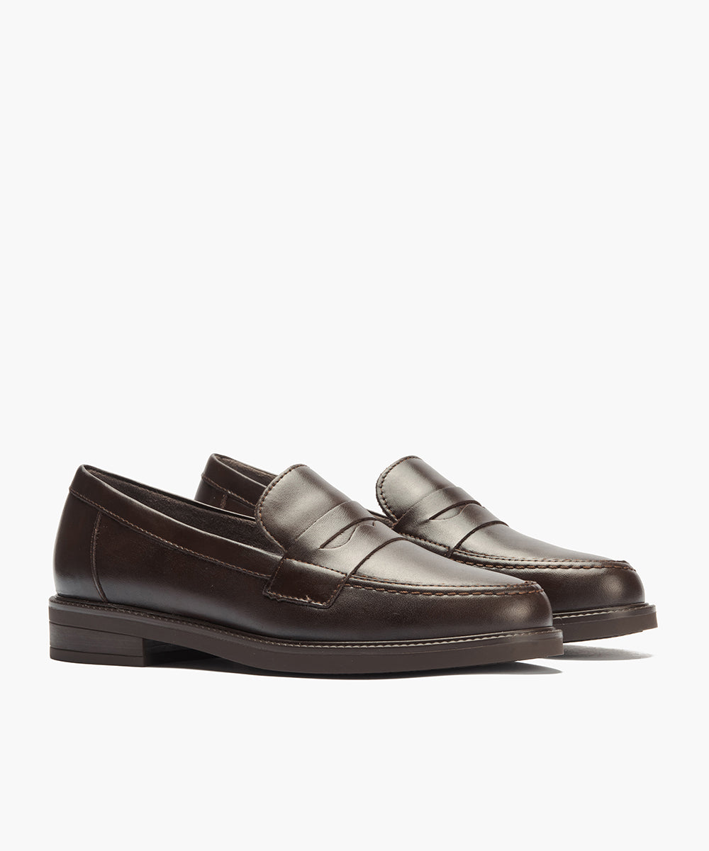 Mocasin antifaz en napa Marrón