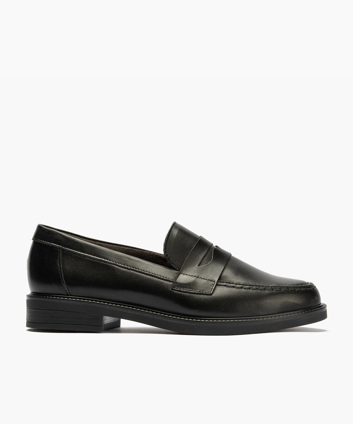Mocasin antifaz en napa Negro
