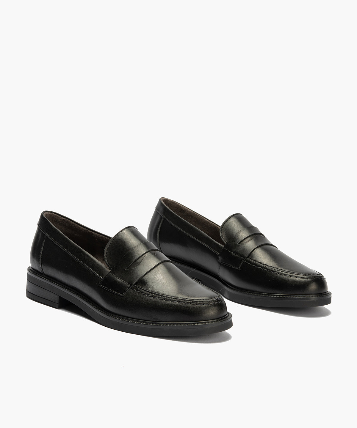 Mocasin antifaz en napa Negro