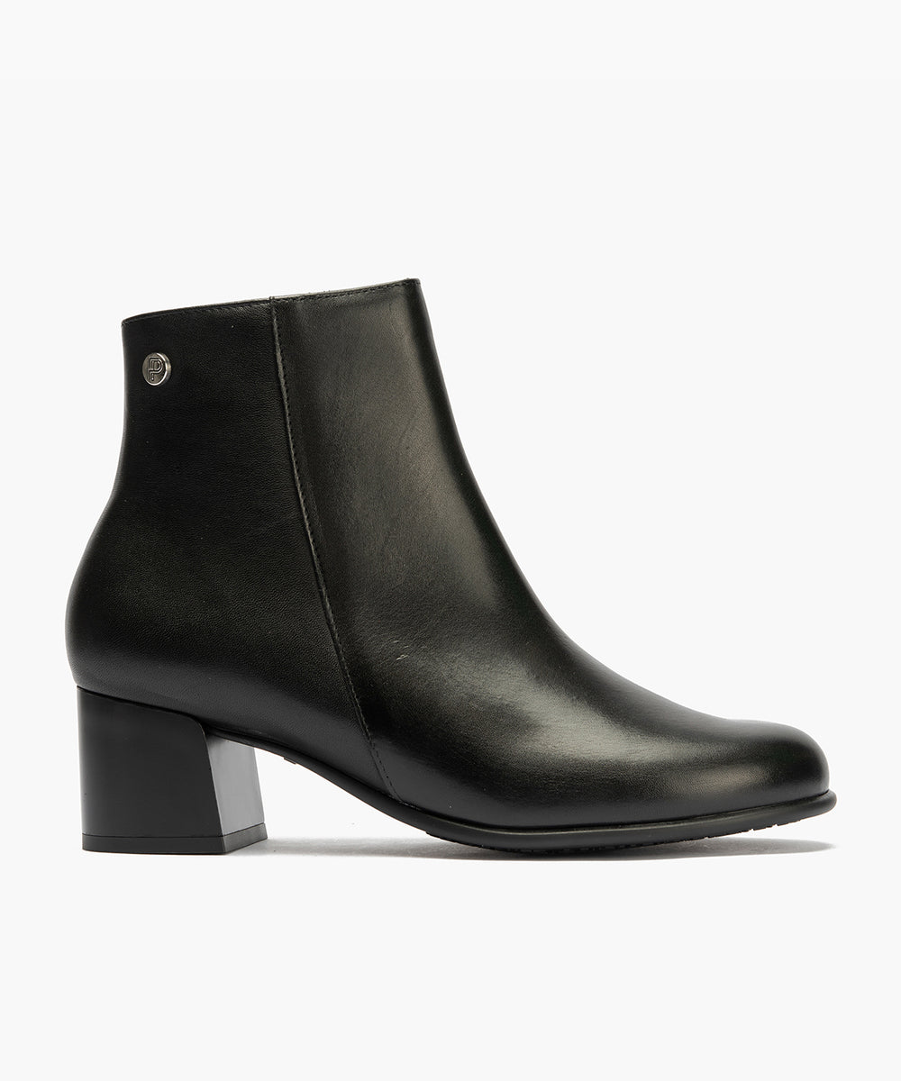 Botin en napa Negro