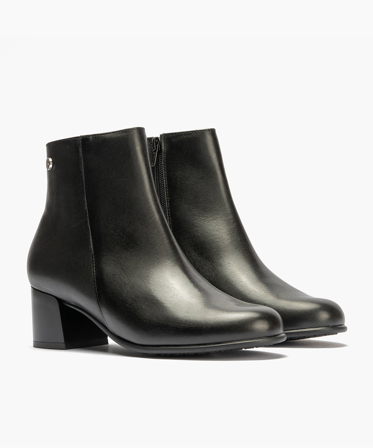 Botin en napa Negro