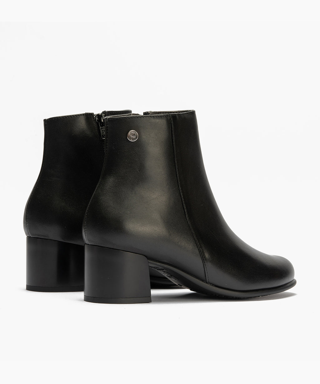 Botin en napa Negro