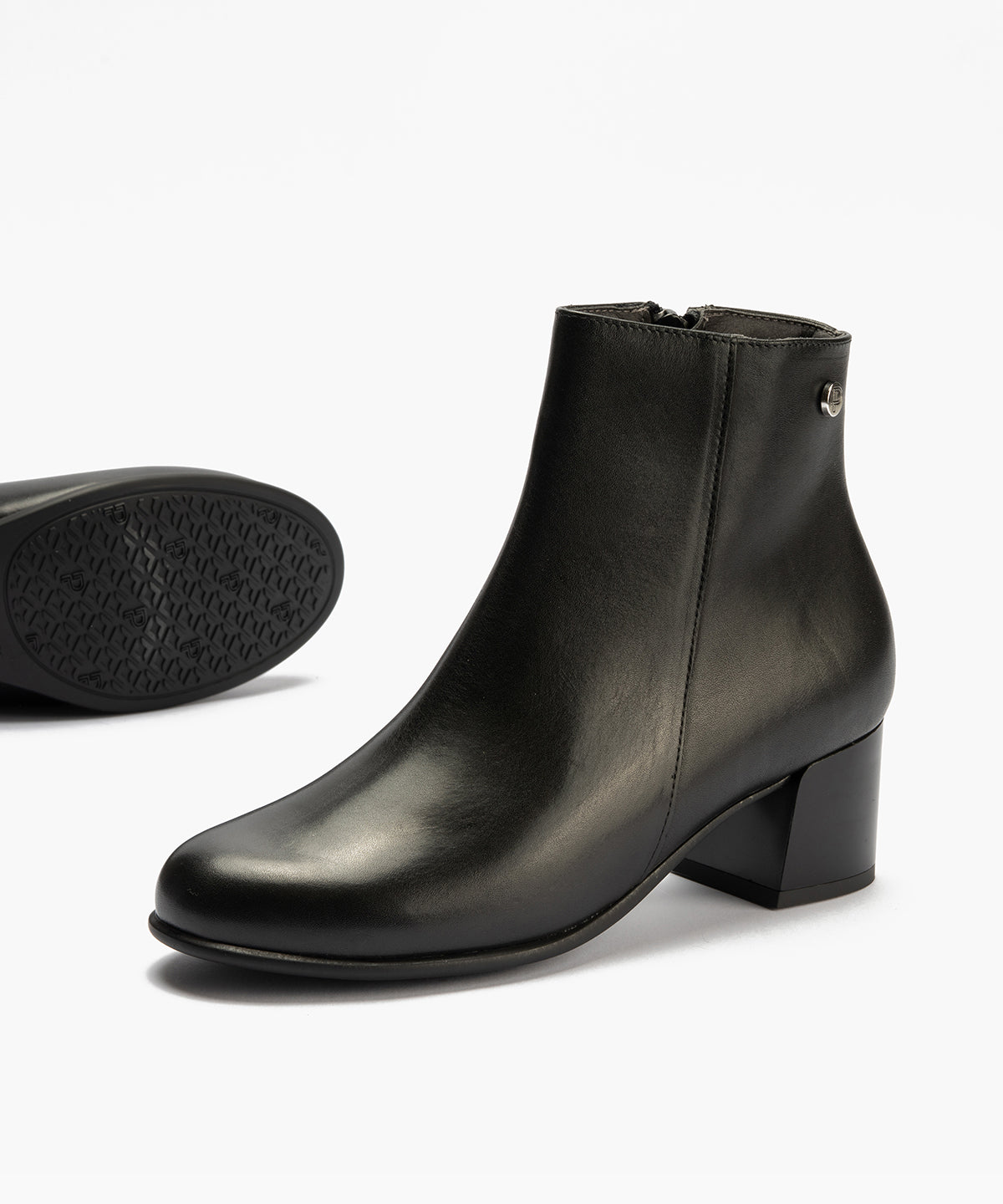 Botin en napa Negro