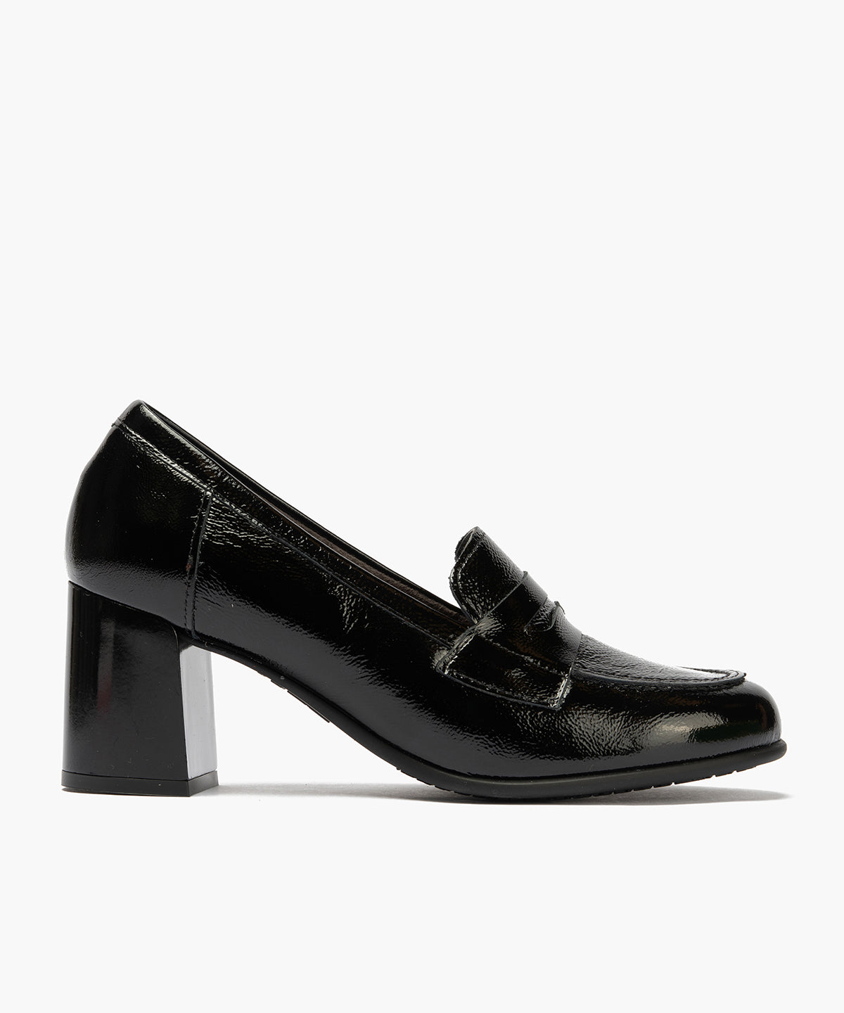 Mocasín antifaz en charol Negro