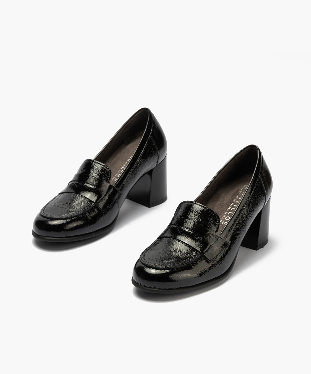 Mocasín antifaz en charol Negro