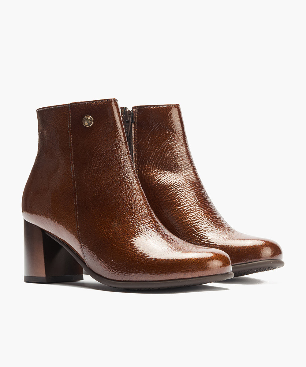Botin en Charol Cuero