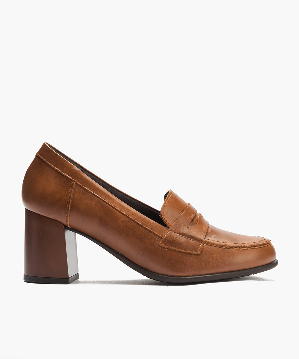 Mocasin antifaz en napa Cuero