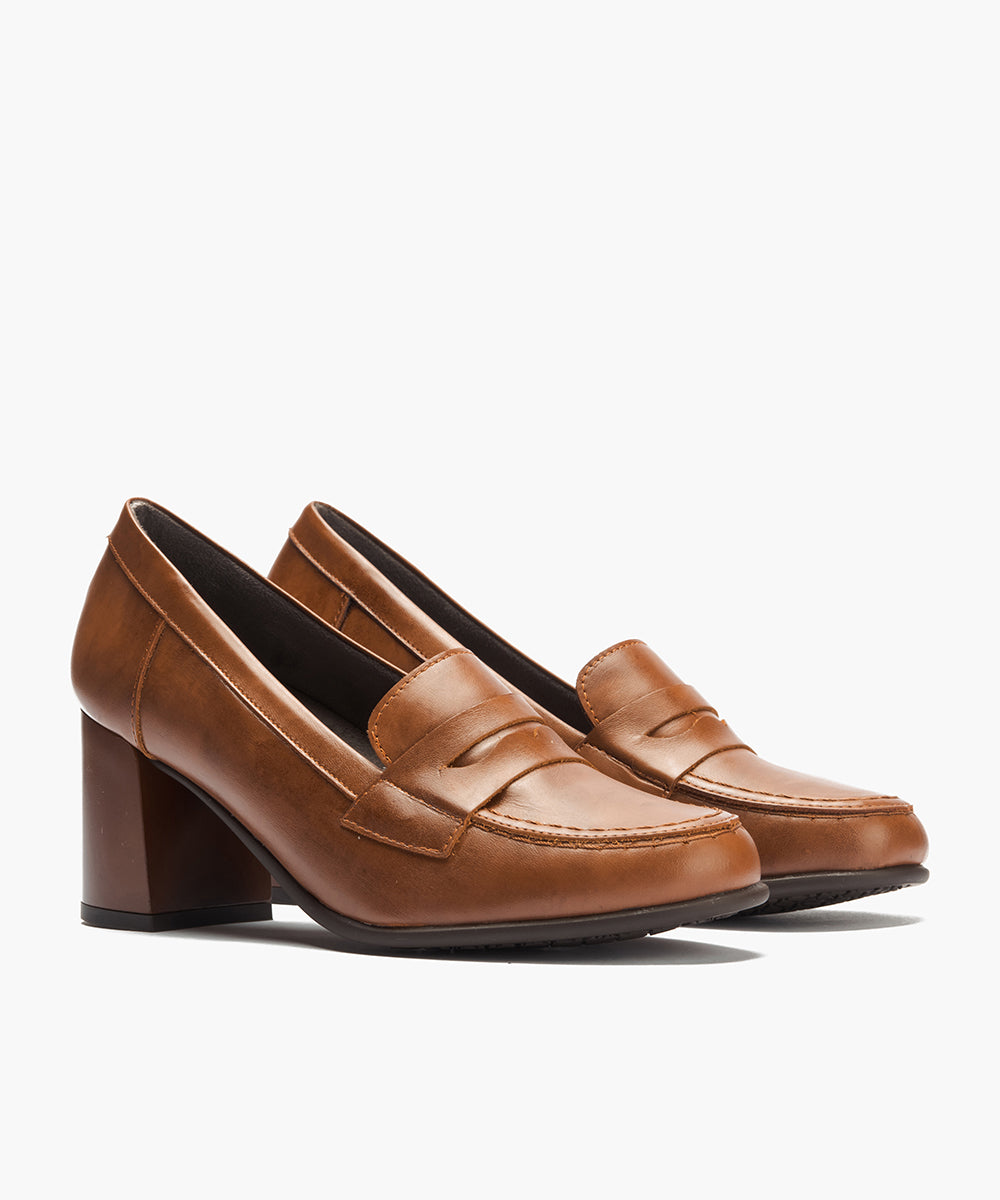 Mocasin antifaz en napa Cuero