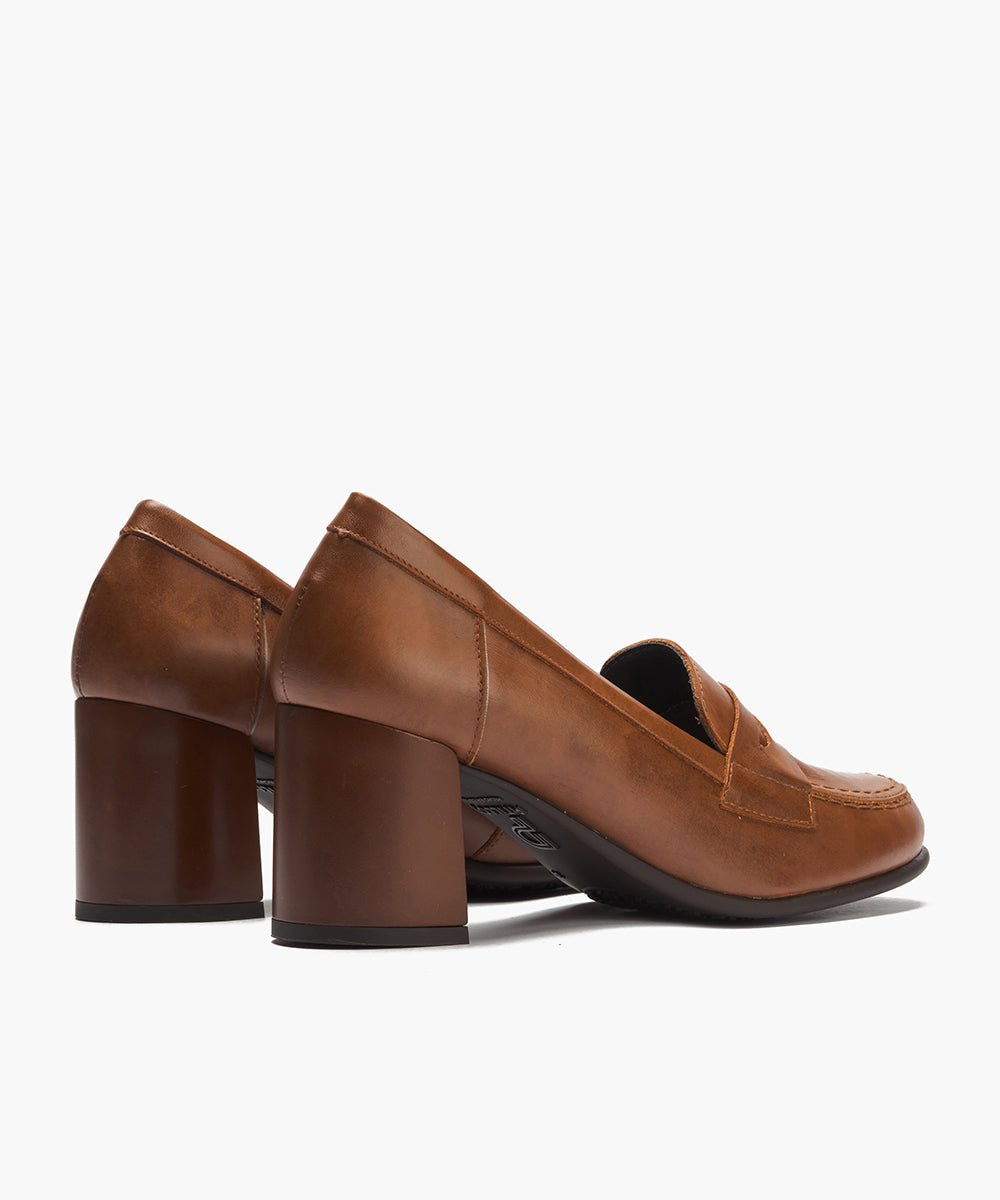Mocasin antifaz en napa Cuero