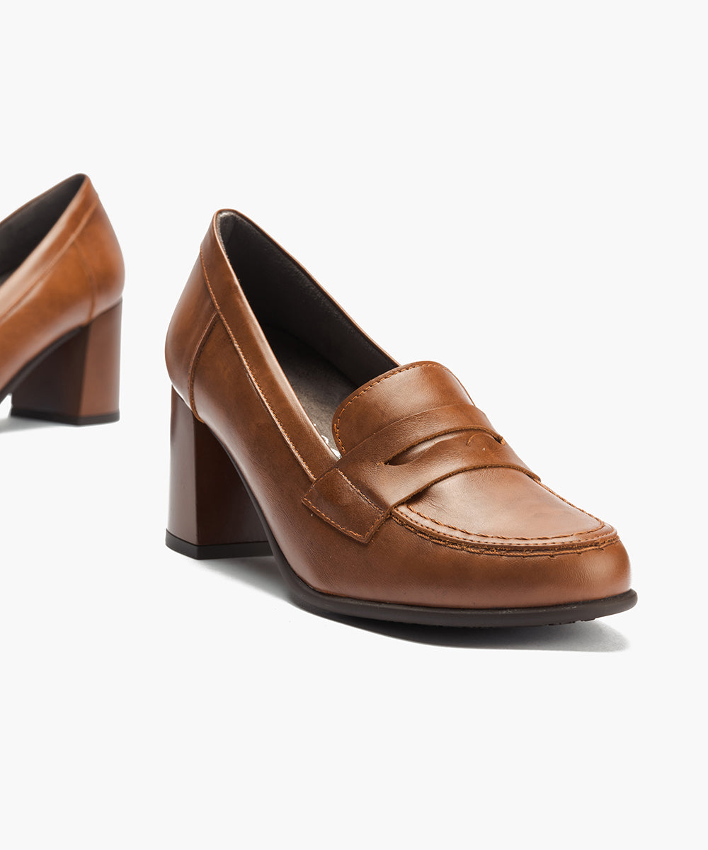 Mocasin antifaz en napa Cuero