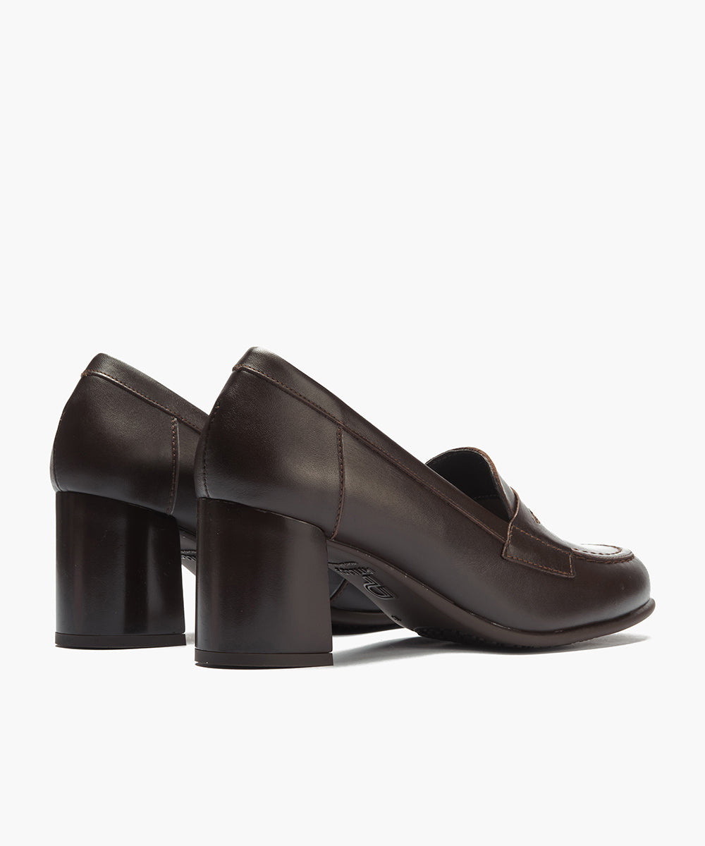 Mocasin antifaz en napa Marrón