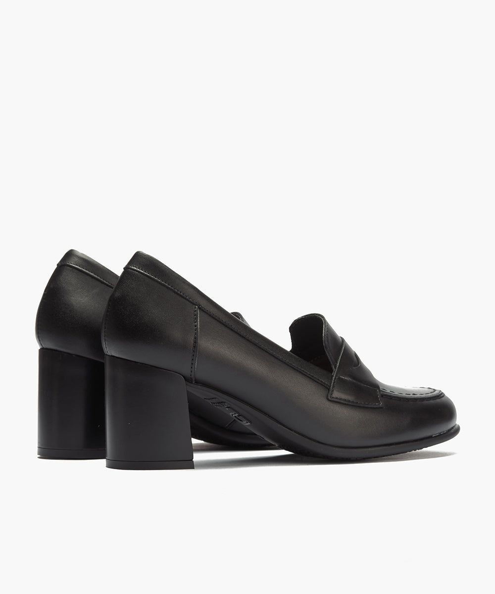 Mocasín antifaz en napa Negro
