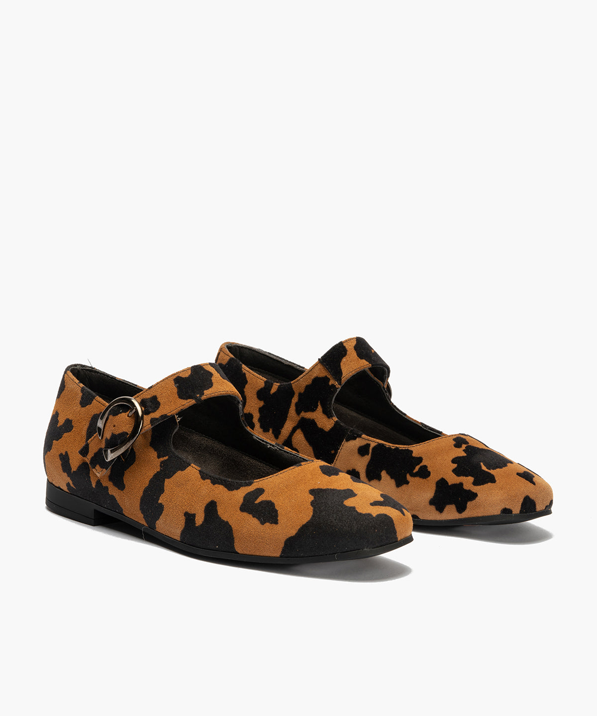 Mercedes en animal print con velcro Cuero