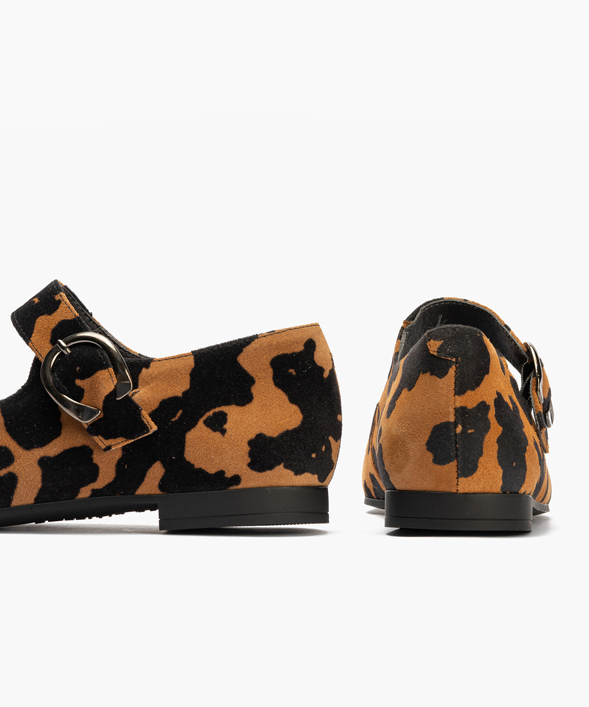 Mercedes en animal print con velcro Cuero