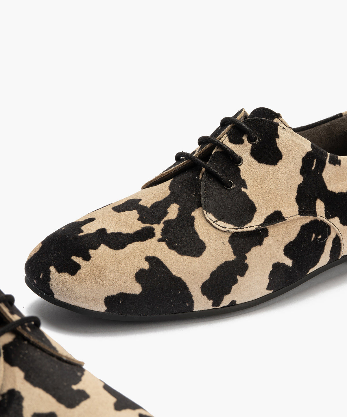 Blucher en animal print Beige