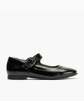 Mercedes en charol con velcro Negro