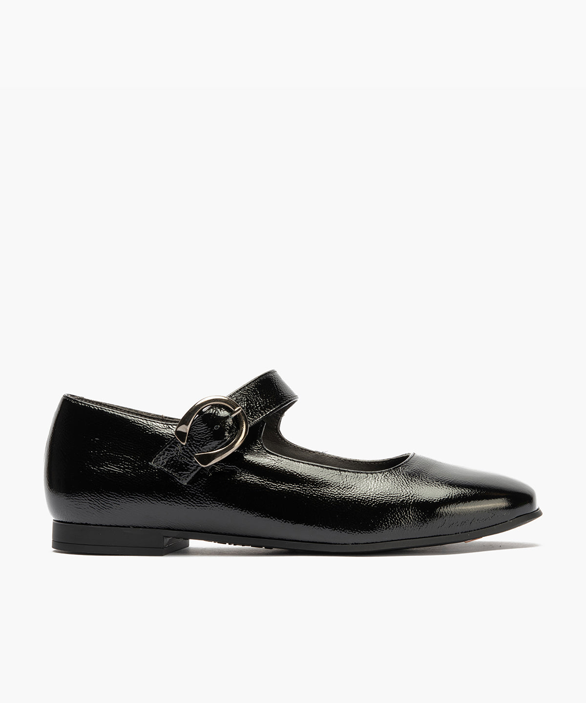 Mercedes en charol con velcro Negro
