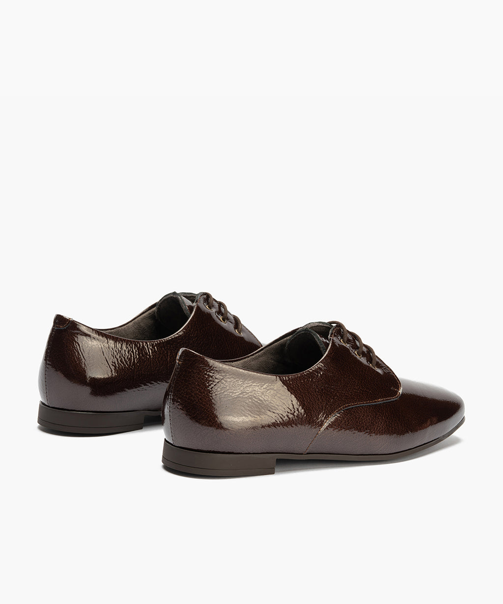 Blucher en Charol Marrón